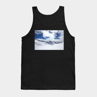 Snow and mountains Long Tank Top